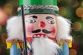 Beautiful and colorful holiday nutcracker ornament decoration