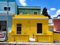 Beautiful colorful houses in Bo Kaap Cape Town. Royalty Free Stock Photo