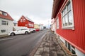 Beautiful colorful houses in reykjavik, iceland. Royalty Free Stock Photo