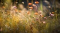Beautiful colorful meadow of wildflowers Royalty Free Stock Photo