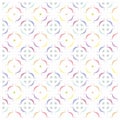 Beautiful of Colorful Pattern with Circle, Reapeat, Abstract, Illustrator Pattern Wallpaper Royalty Free Stock Photo