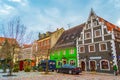 Beautiful colorful Renaissance buildings Meissen Old Town Germany Royalty Free Stock Photo