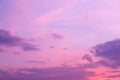 Beautiful colorful sky and cloud in twilight time background Royalty Free Stock Photo