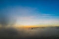 Beautiful colorful sky & mountain sunrise at Phurua