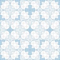 Beautiful of Colorful Snowflake Pattern with Lines, Repeated, Abstract, Illustrator Pattern Wallpaper