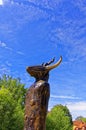 Vibrant, colorful downtown landscapes of Ansbach