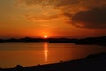 Sunset in Pakostane Beach, Croatia