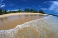 Beautiful and clear sea in Thailand Royalty Free Stock Photo