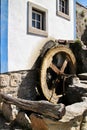 Beautiful waterwheel in Azenhas do Mar in Portugal