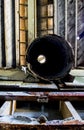 Beautiful Colorful Wood and Iron Interior in Abandoned Industrial Cannery Building