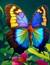 Beautiful colorfull butterfly