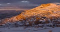 Beautiful Colorfull Sunset in a Mountain