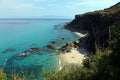 Beautiful colors of calabria`s coasts