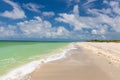 The Beautiful Colors of The Gulf of Mexico and Bowmans Beach Royalty Free Stock Photo