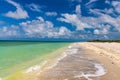 The Beautiful Colors of The Gulf of Mexico and Bowmans Beach Royalty Free Stock Photo