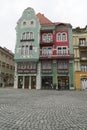 Beautiful coloured buildings, Timisoara