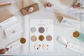 Beautiful coloured wax seals for envelopes