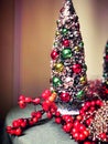 Beautiful and colourful Christmas ornaments decorations Royalty Free Stock Photo