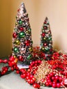 Beautiful and colourful Christmas ornaments decorations Royalty Free Stock Photo