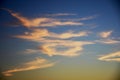 Clouds at Sunset, Norfolk Skies, England