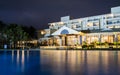 The beautiful, comfortable and luxurious hotel in Hainan, China Royalty Free Stock Photo