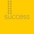 Success Typography - Success Concept - Banner Illustration