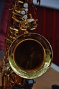 Beautiful copper saxophone