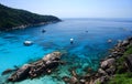 Beautiful coral view at similan island Royalty Free Stock Photo