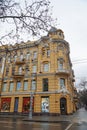 A beautiful corner house in the historical center of Odessa.
