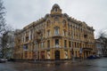 A beautiful corner house in the historical center of Odessa.