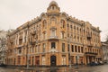 A beautiful corner house in the historical center of Odessa.