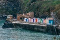 Beautiful cornish coastline in Newquay, United Kingdom