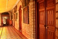 The beautiful corridor in the palace of bangalore. Royalty Free Stock Photo