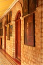 The beautiful corridor in the palace of bangalore. Royalty Free Stock Photo