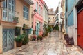 Famous Placa district in Athens, Greece Royalty Free Stock Photo