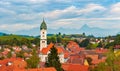 Beautiful and cosy small Bavarian village in Germany, Europe.