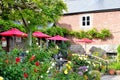 beautiful countryside cafe in England Royalty Free Stock Photo