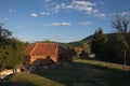 Beautiful countryside house surrounded by nature Royalty Free Stock Photo