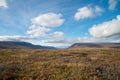 Landscape near godafoss waterfall, Iceland Royalty Free Stock Photo