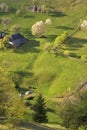 Beautiful countryside mountain landscape. Magura village. Royalty Free Stock Photo