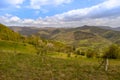 Beautiful countryside panorama in bosnia