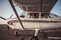 Couple in aircraft Royalty Free Stock Photo