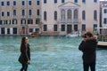 Beautiful couple in Venice, Italy Royalty Free Stock Photo