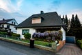 The beautiful courtyard in front of small house Royalty Free Stock Photo