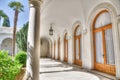 Beautiful courtyard Livadia palace, Crimea