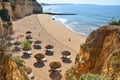 Beautiful cove beach in Algarve, Portugal