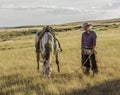 Beautiful Cowgirl with Horse