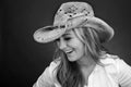 Beautiful Cowgirl laughing