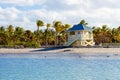 Beautiful Crandon Park Beach located in Key Biscayne in Miami. Royalty Free Stock Photo