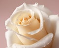 Beautiful Cream Rose close-up